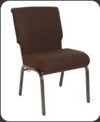 Thick Padded Banquet Chair, brown