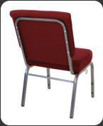 chapel chair, maroon